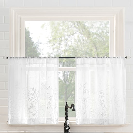 No 918 Eleanora 2-pc. Rod Pocket Window Tier