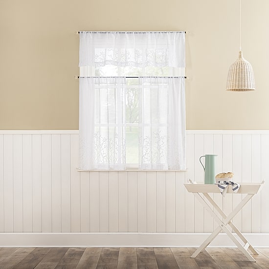 No 918 Eleanora 2-pc. Rod Pocket Window Tier
