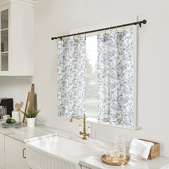 No 918 Addie 2-pc. Rod Pocket Window Tier