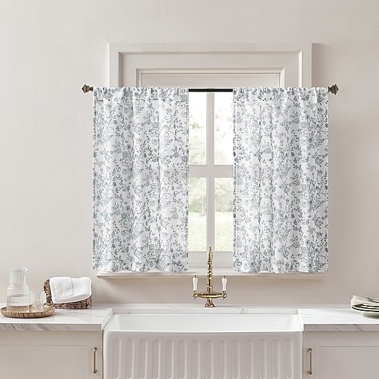 No 918 Addie 2-pc. Rod Pocket Window Tier
