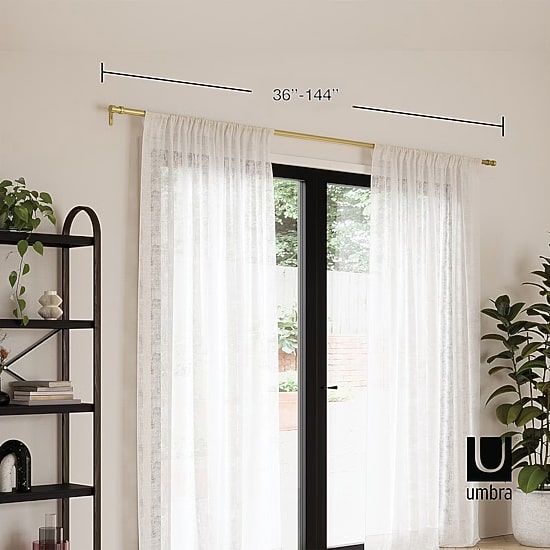 Umbra Mix & Match Cappa 1 IN Adjustable Curtain Rod