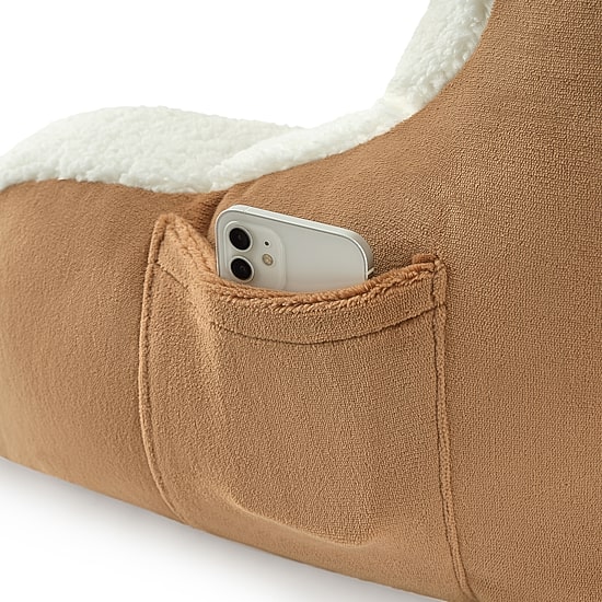Bearpaw Erin Sherpa Bed Rest Pillow