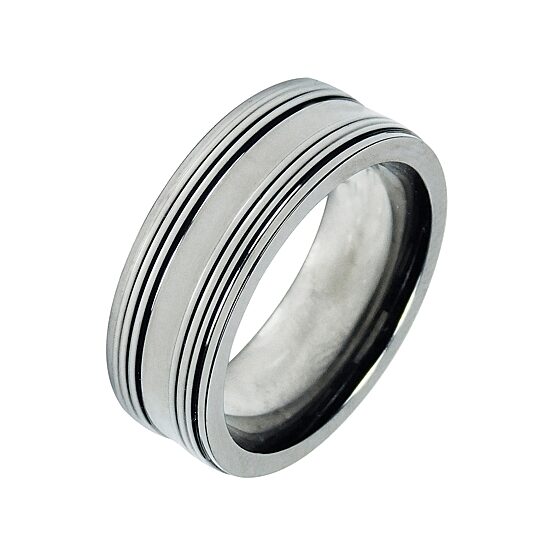  Mens 8mm Titanium Wedding Band
