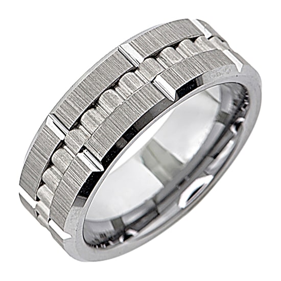 Limited Quantities! Mens Ceramic Tungsten Band