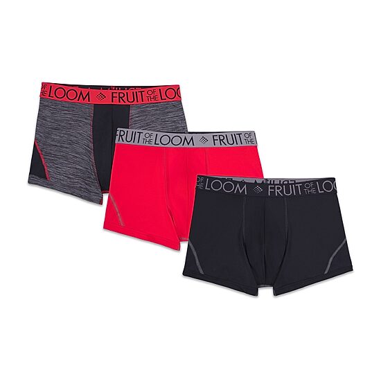 Fruit of the Loom Mens 3 Pack Boxer Briefs Bpp3slc