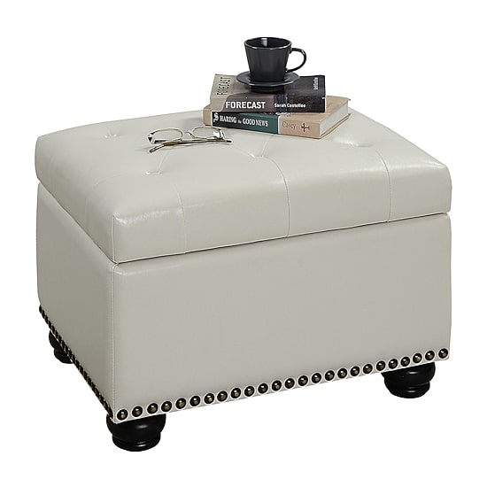 Designs4comfort 5th Avenue Tufted Storage Ottoman