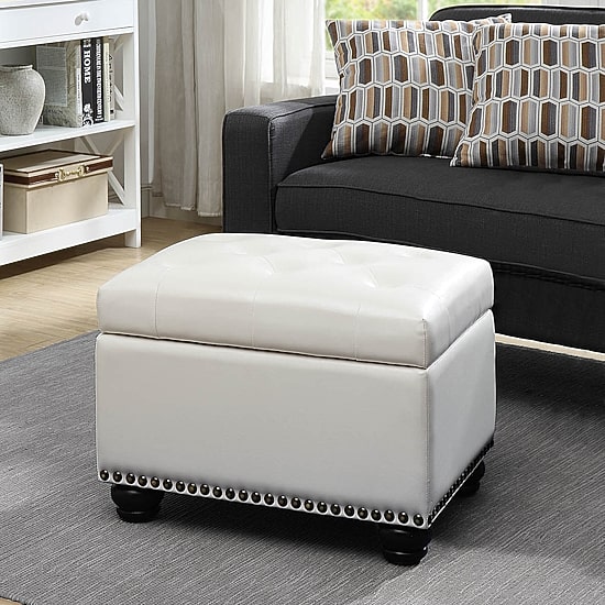 Designs4comfort 5th Avenue Tufted Storage Ottoman