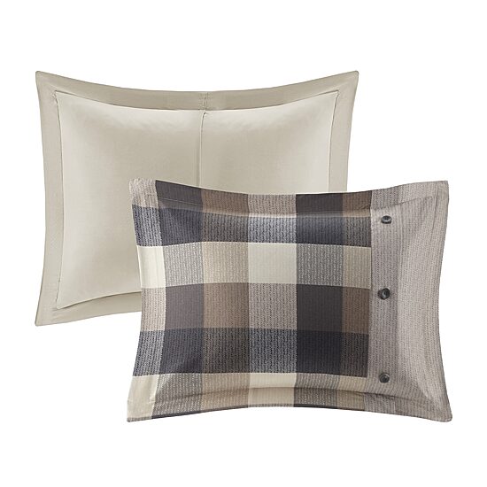 Madison Park Pioneer 6-pc. Herringbone Duvet Cover Set