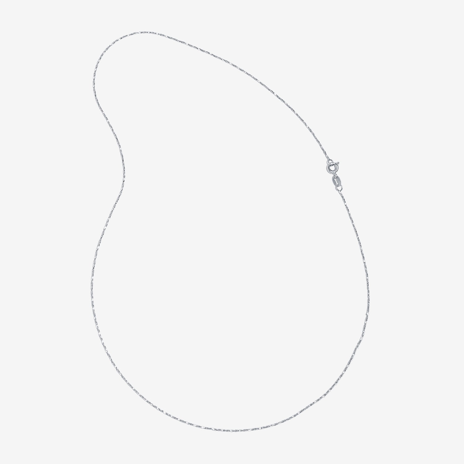 Silver Reflections Pure Over Brass 16-30" Chain Necklace