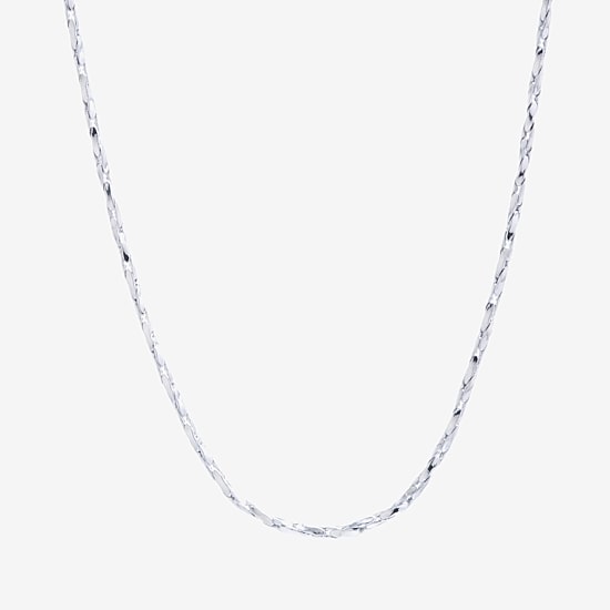 Silver Reflections Pure Silver Over Brass 16-30" Chain Necklace