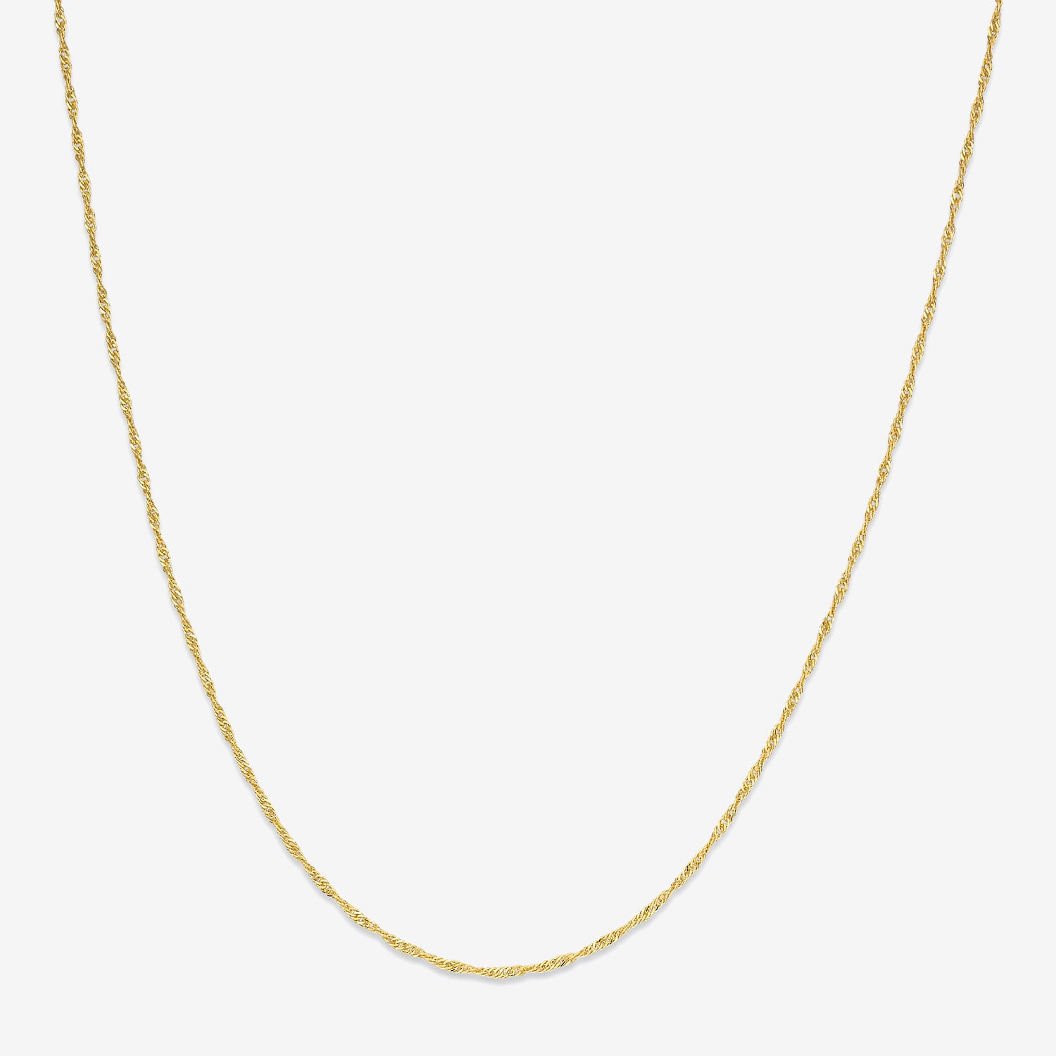 Silver Reflections Womens 18 Inch Chain Necklace