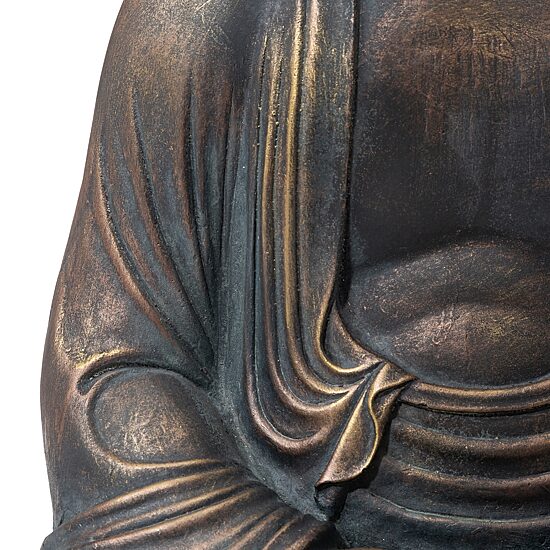Glitzhome 22.75" Mgo Meditating Buddha Figurine