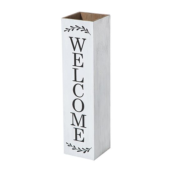 Glitzhome 30" Double Sided White Boxed Outdoor Planters