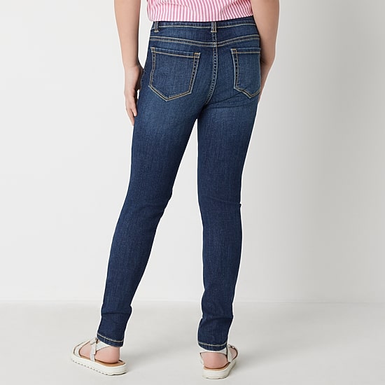 Thereabouts Superflex Little & Big Kid Girls Adjustable Waist Stretch Fabric Skinny Fit Denim Jean