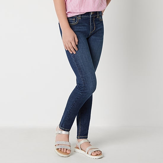 Thereabouts Superflex Little & Big Kid Girls Adjustable Waist Stretch Fabric Skinny Fit Denim Jean