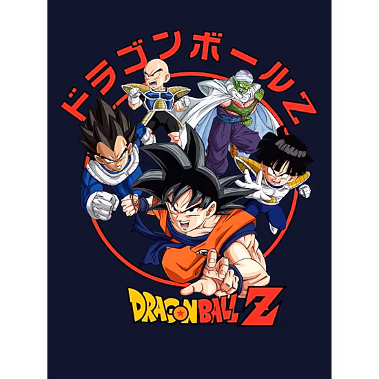Novelty Mens Crew Neck Short Sleeve Relaxed Fit Dragon Ball Z Graphic T-Shirt