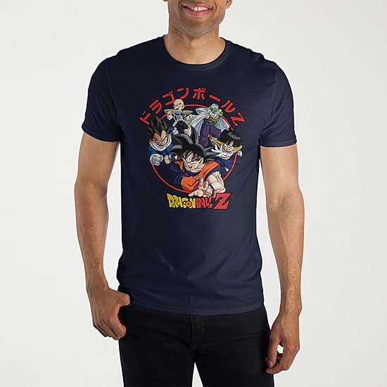 Novelty Mens Crew Neck Short Sleeve Relaxed Fit Dragon Ball Z Graphic T-Shirt