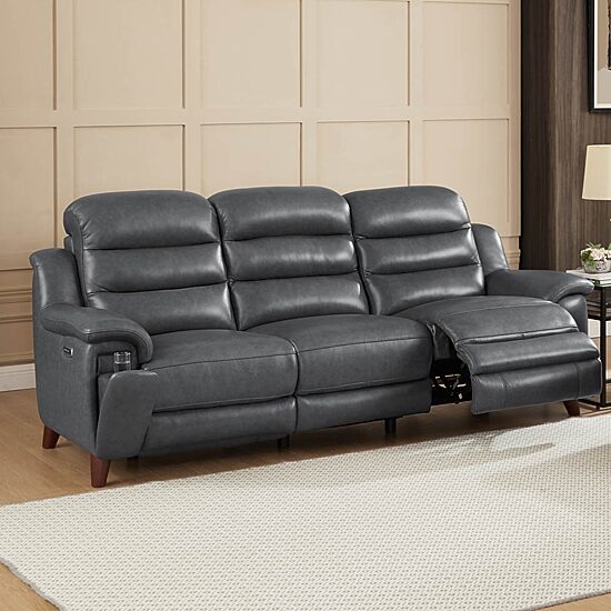 Amax Leather Dream Pad-Arm Sofa