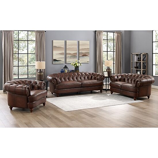 Newport Roll Arm Upholstered Accent Chair