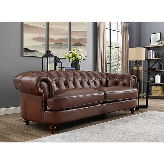 Newport Roll Arm Upholstered Sofa