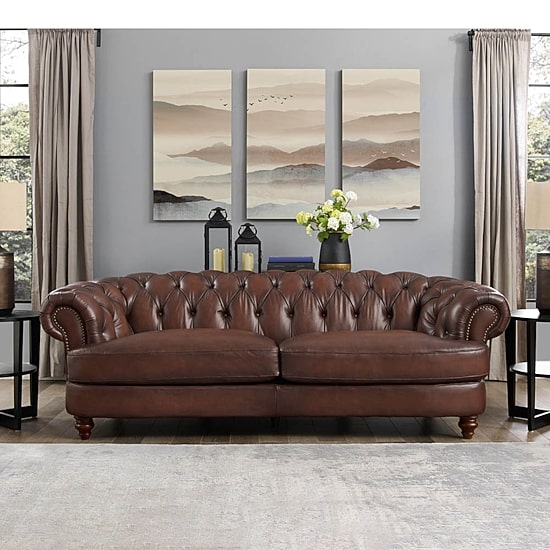 Newport Roll Arm Upholstered Sofa