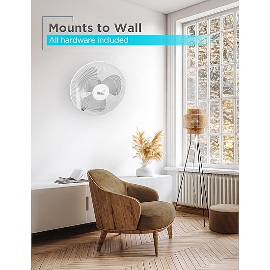 Black+Decker 16 " Wall Fan