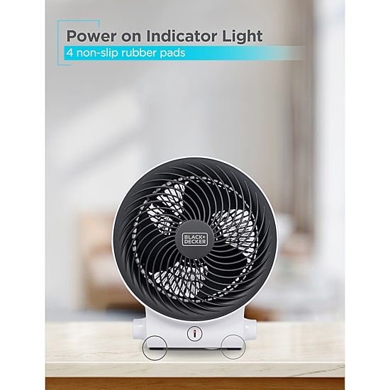 Black+Decker Dual Function Desktop Fan & Bhd406w Heater