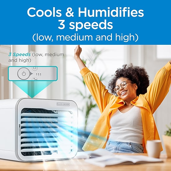 Black+Decker Mini Cooler And Usb Desktop Fan