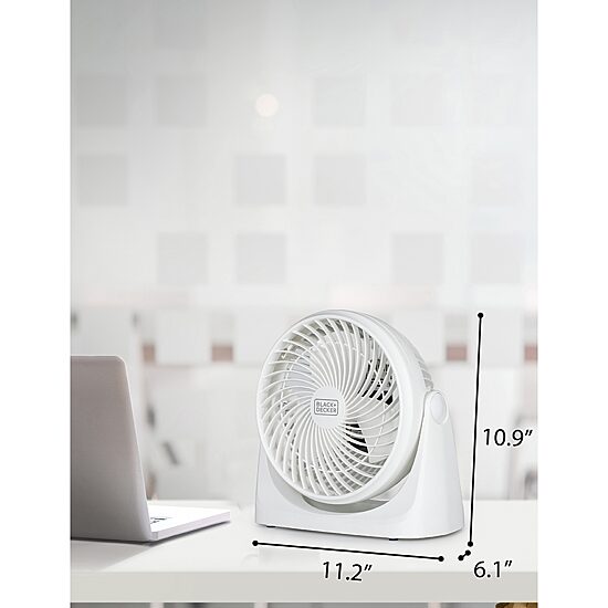 Black+Decker Portable Tubro Desk Fan