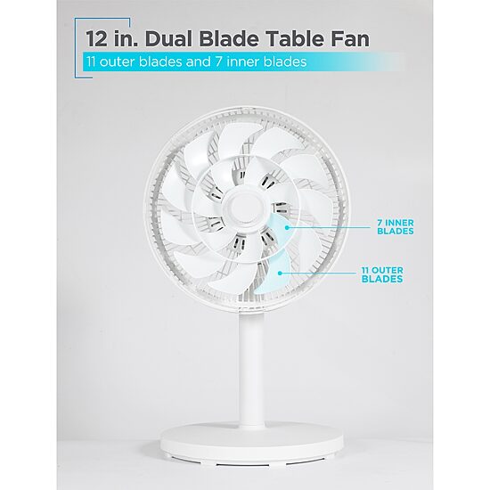 Black+Decker 12 " Dual Blade Table Fan