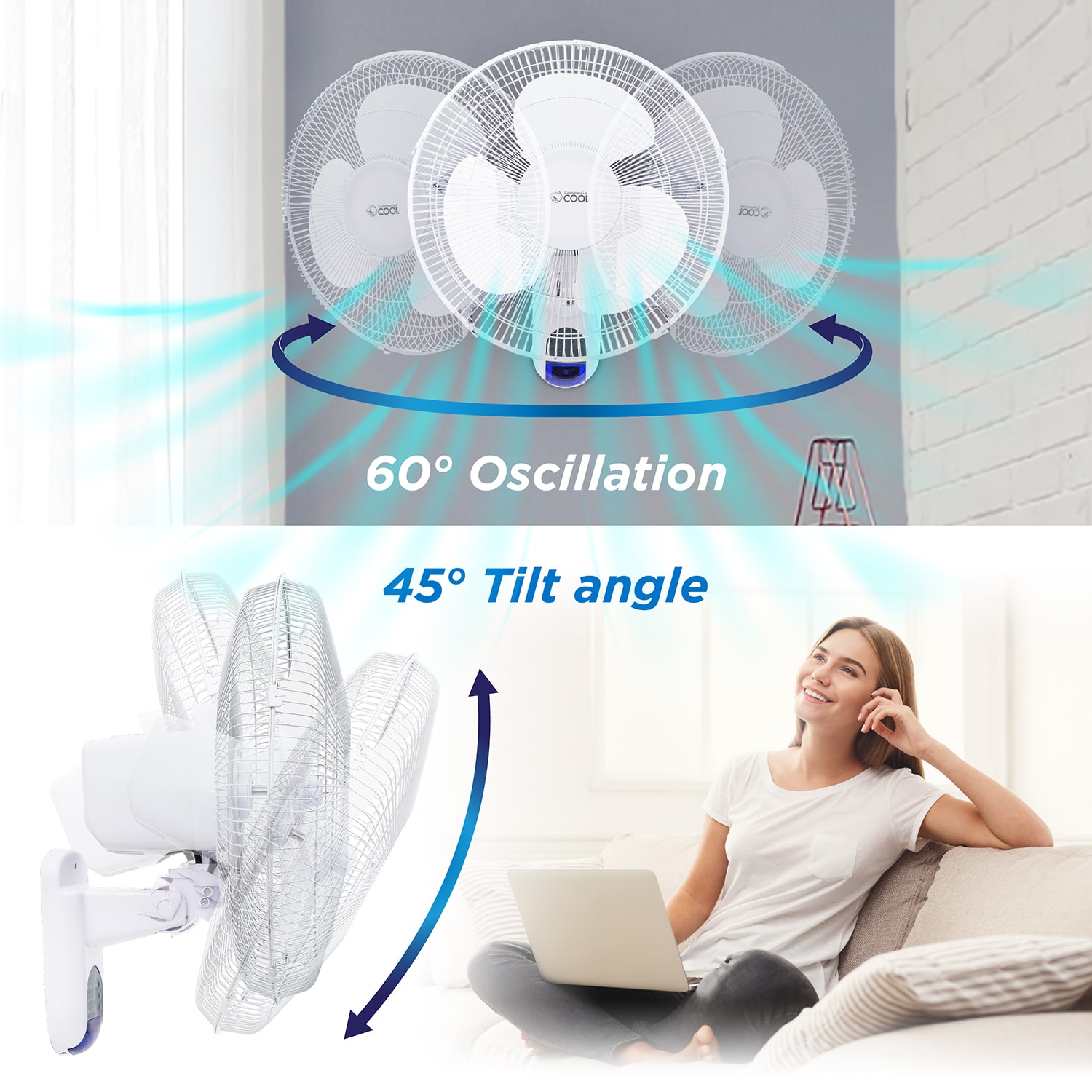 Commercial Cool 16 " Wall Fan