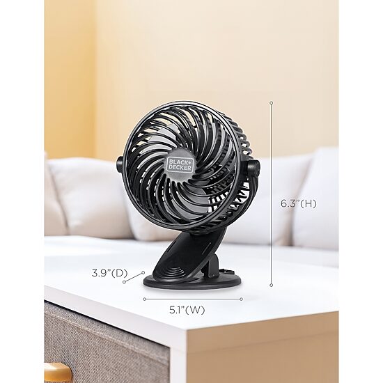 Black+Decker 4 " Desk Mini Fan