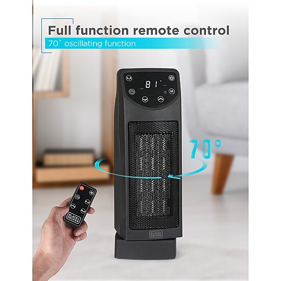 Black+Decker Ceramic Tower Bhtc650r Heater