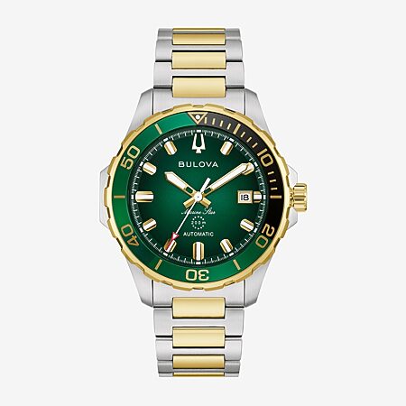 Bulova Classic Mens Chronograph Two Tone Stainless Steel Bracelet