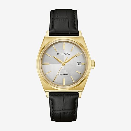 Bulova Classic Mens Brown Leather Strap Watch 97b100 - JCPenney