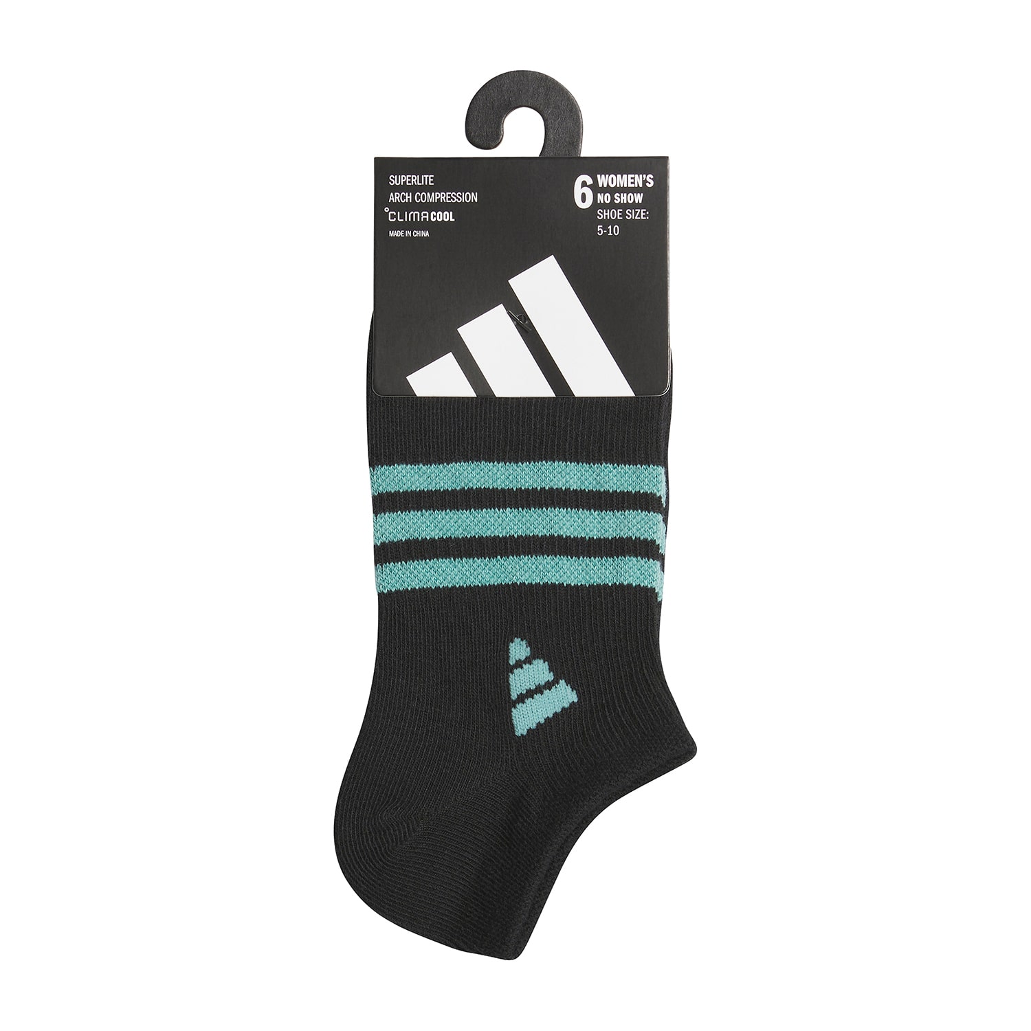 adidas Womens 3 Pair No Show Socks