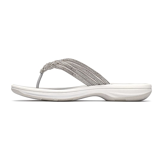 Clarks Cloudsteppers Womens Breeze Gem Flip-Flops