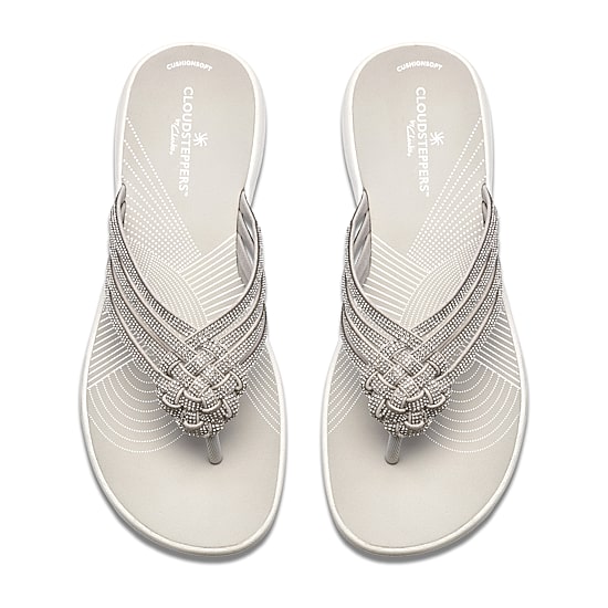 Clarks Cloudsteppers Womens Breeze Gem Flip-Flops
