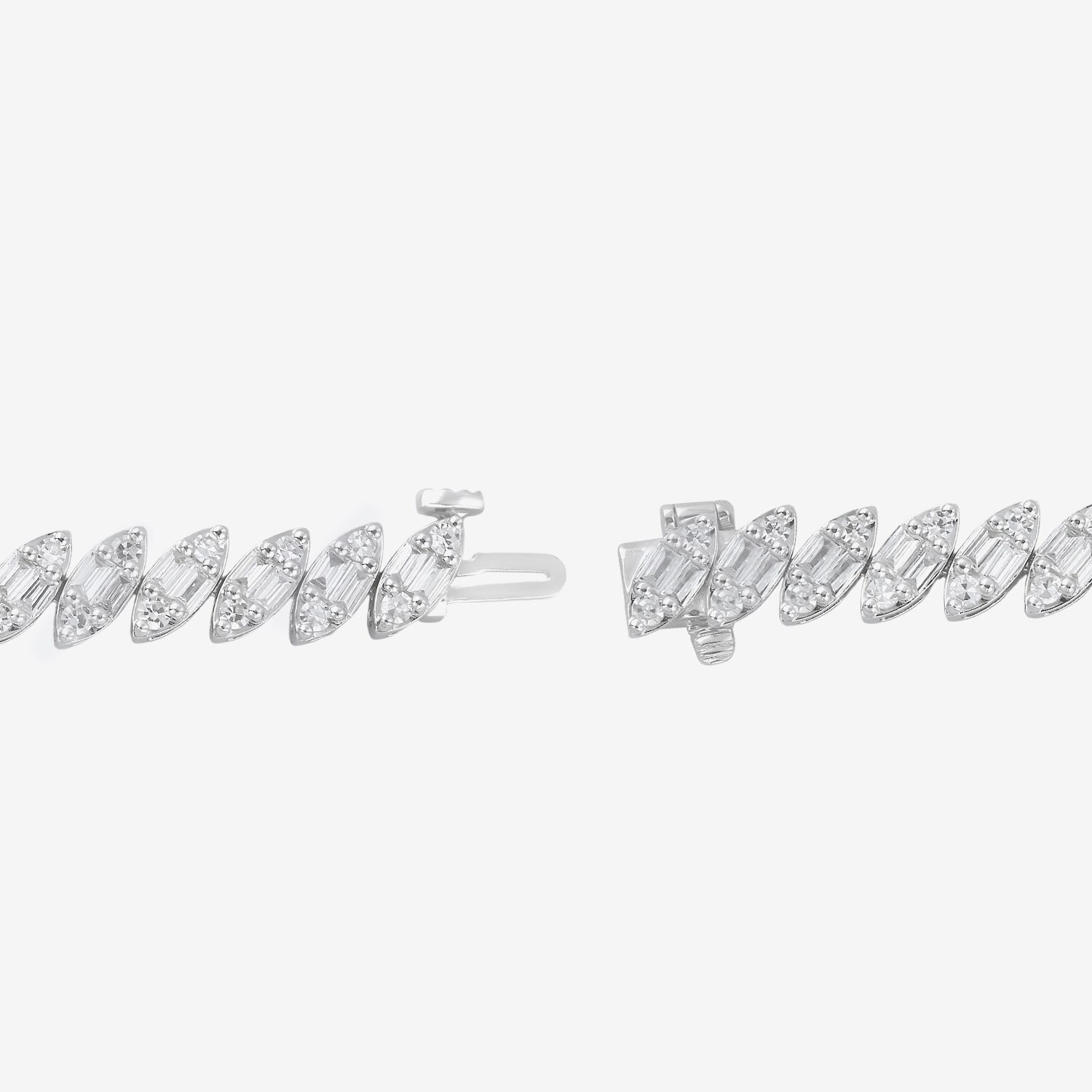 Womens 3 CT. T.W. Lab Grown White Diamond 10K Gold Tennis Bracelet