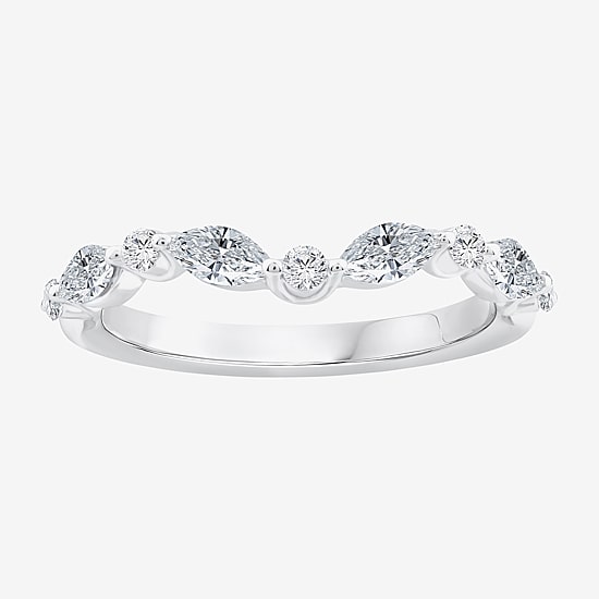Grown Gorgeous (F,Vs2) Womens 3 3/8 Ct. T.W. Lab Grown White Diamond 14K Gold or Platinum Oval Side Stone Bridal Set