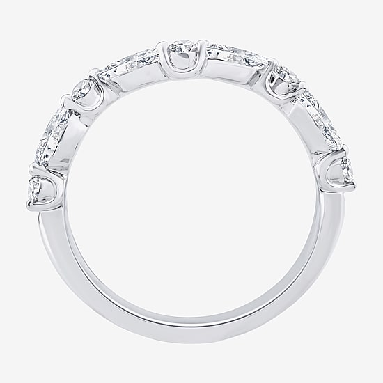 Grown Gorgeous (F,Vs2) Womens 3 3/8 Ct. T.W. Lab Grown White Diamond 14K Gold or Platinum Oval Side Stone Bridal Set
