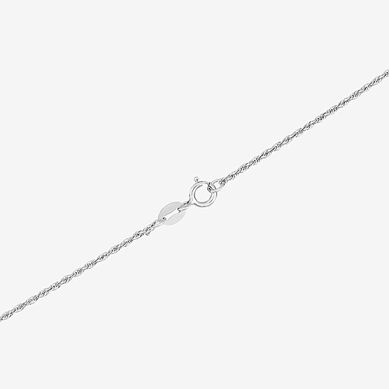 Womens Sterling Silver 18 Inch Pendant Necklace