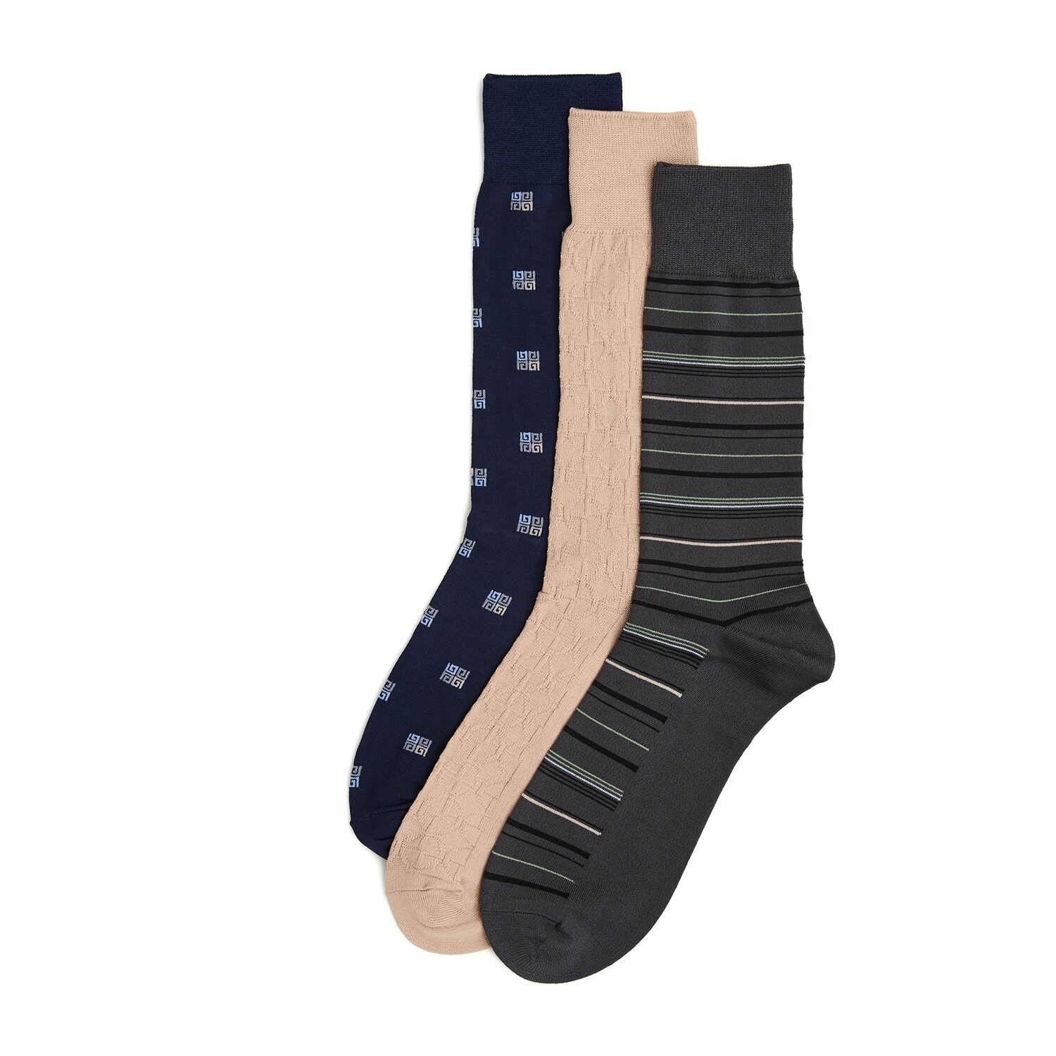 Stafford Mens 3 Pair Crew Socks