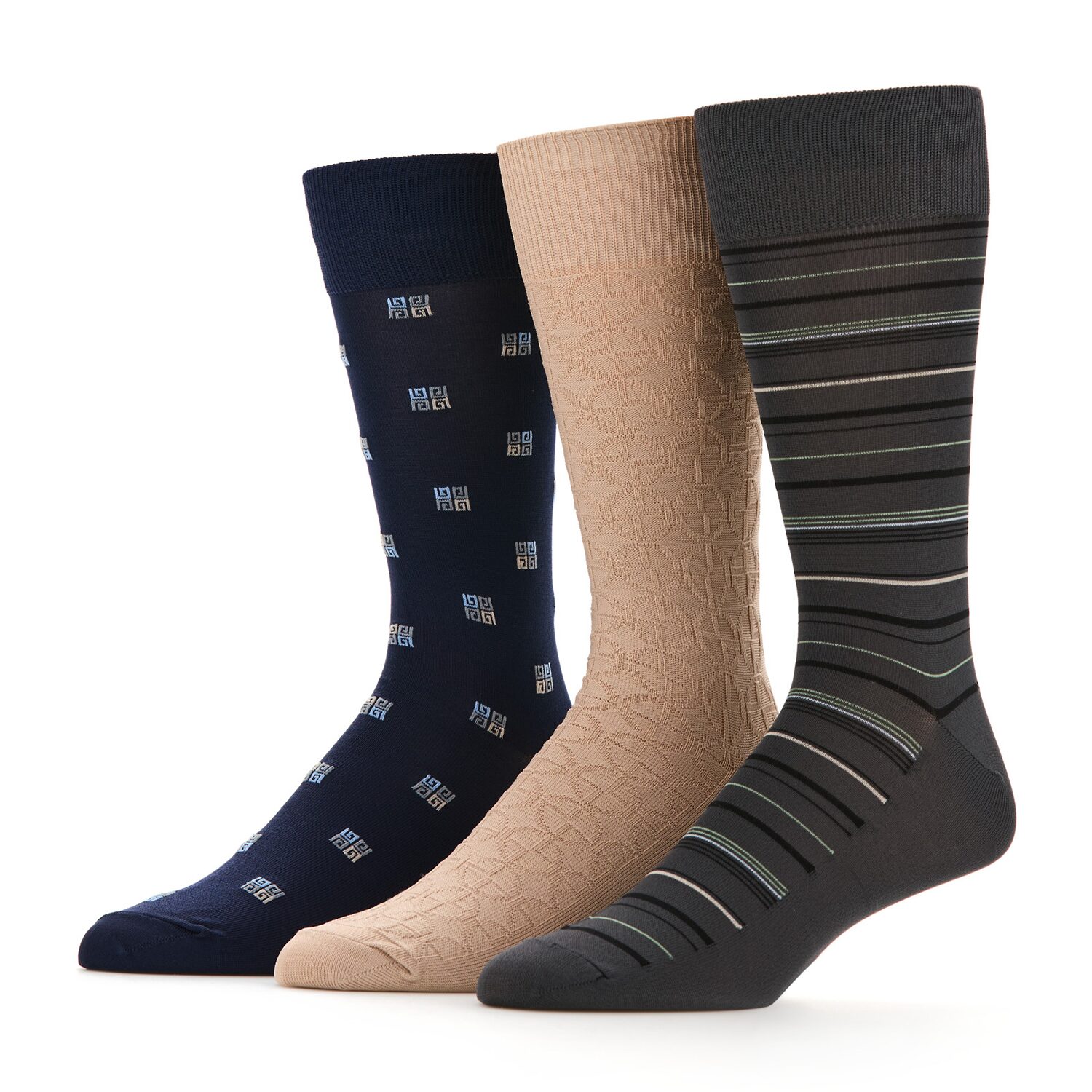 Stafford Mens 3 Pair Crew Socks