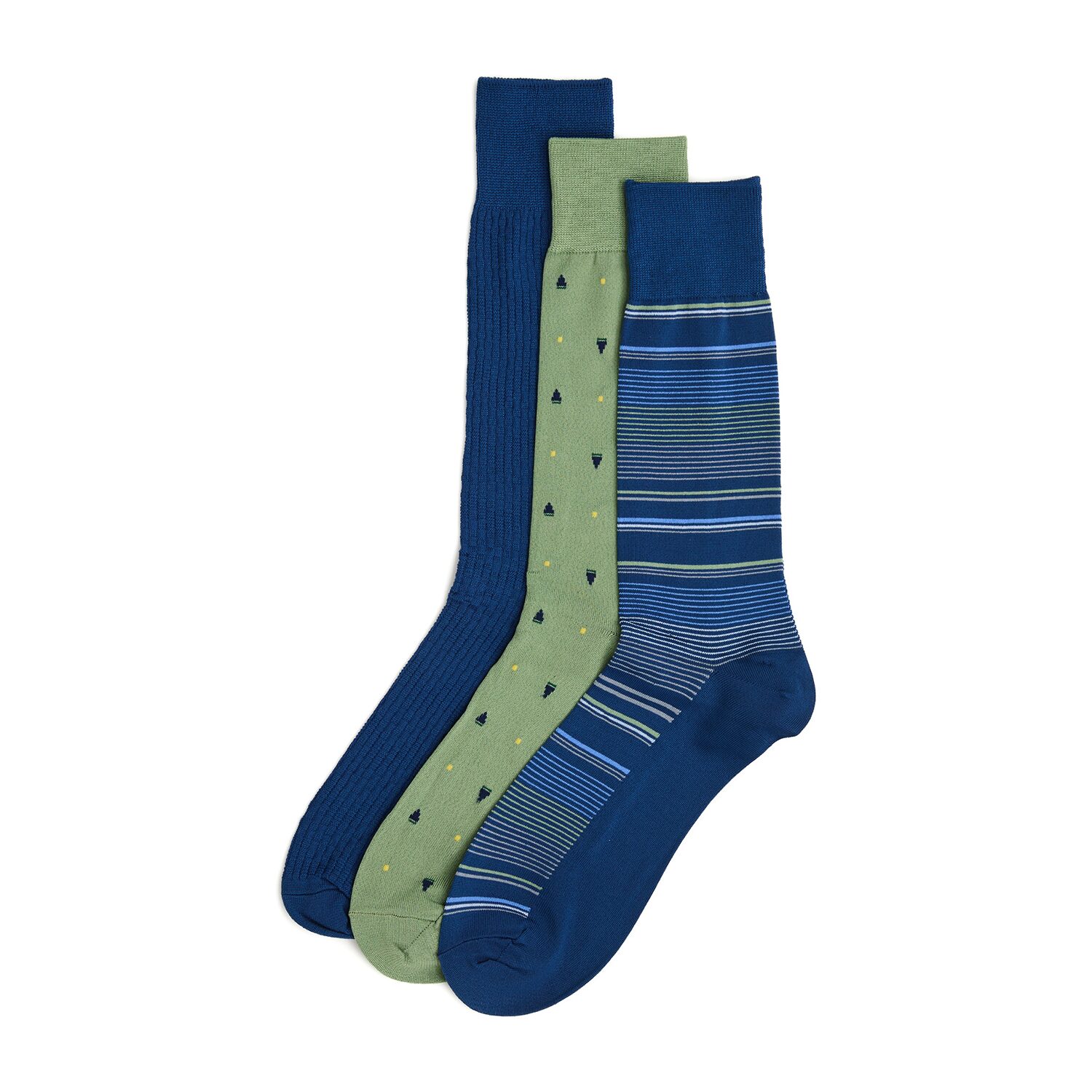 Stafford Mens 3 Pair Crew Socks