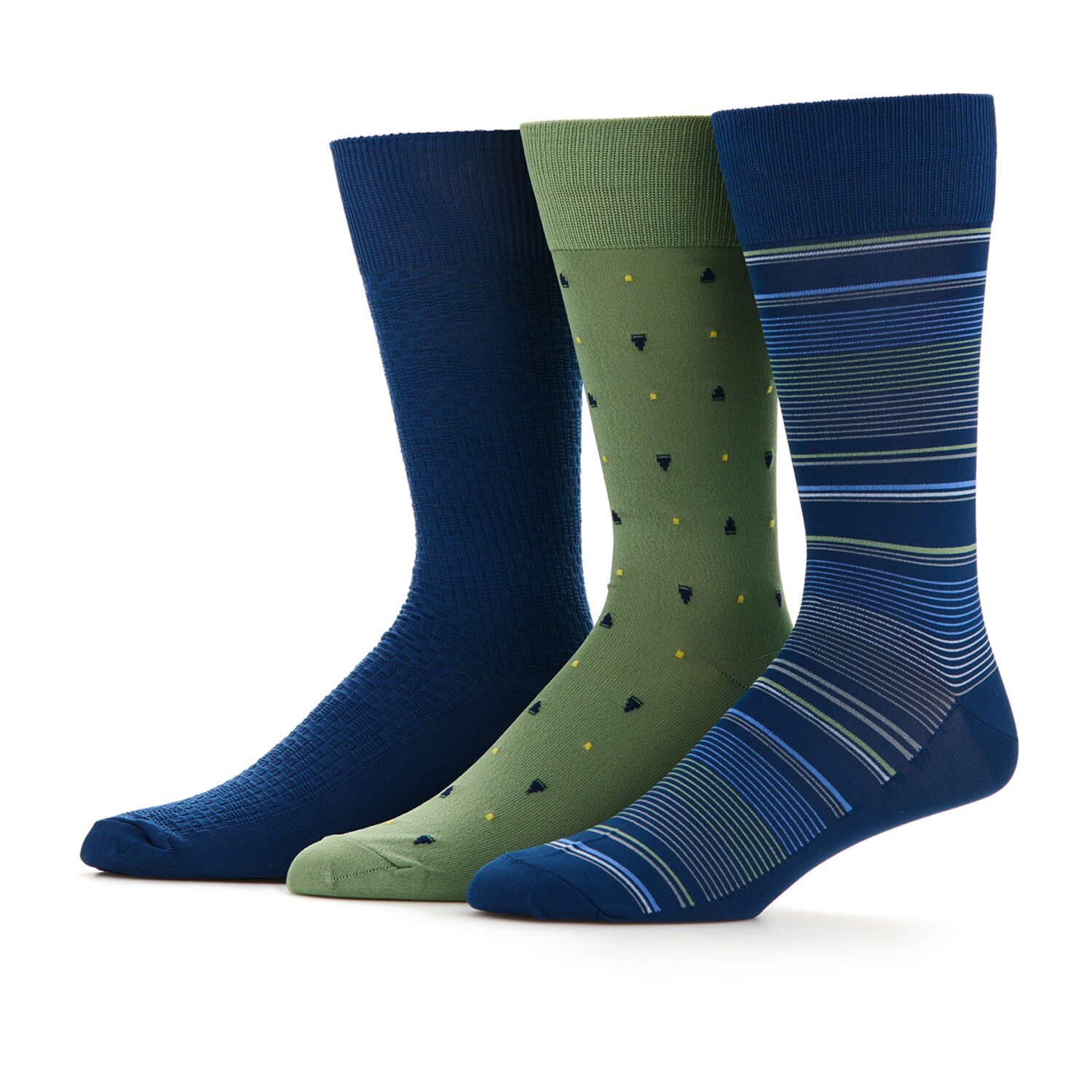 Stafford Mens 3 Pair Crew Socks