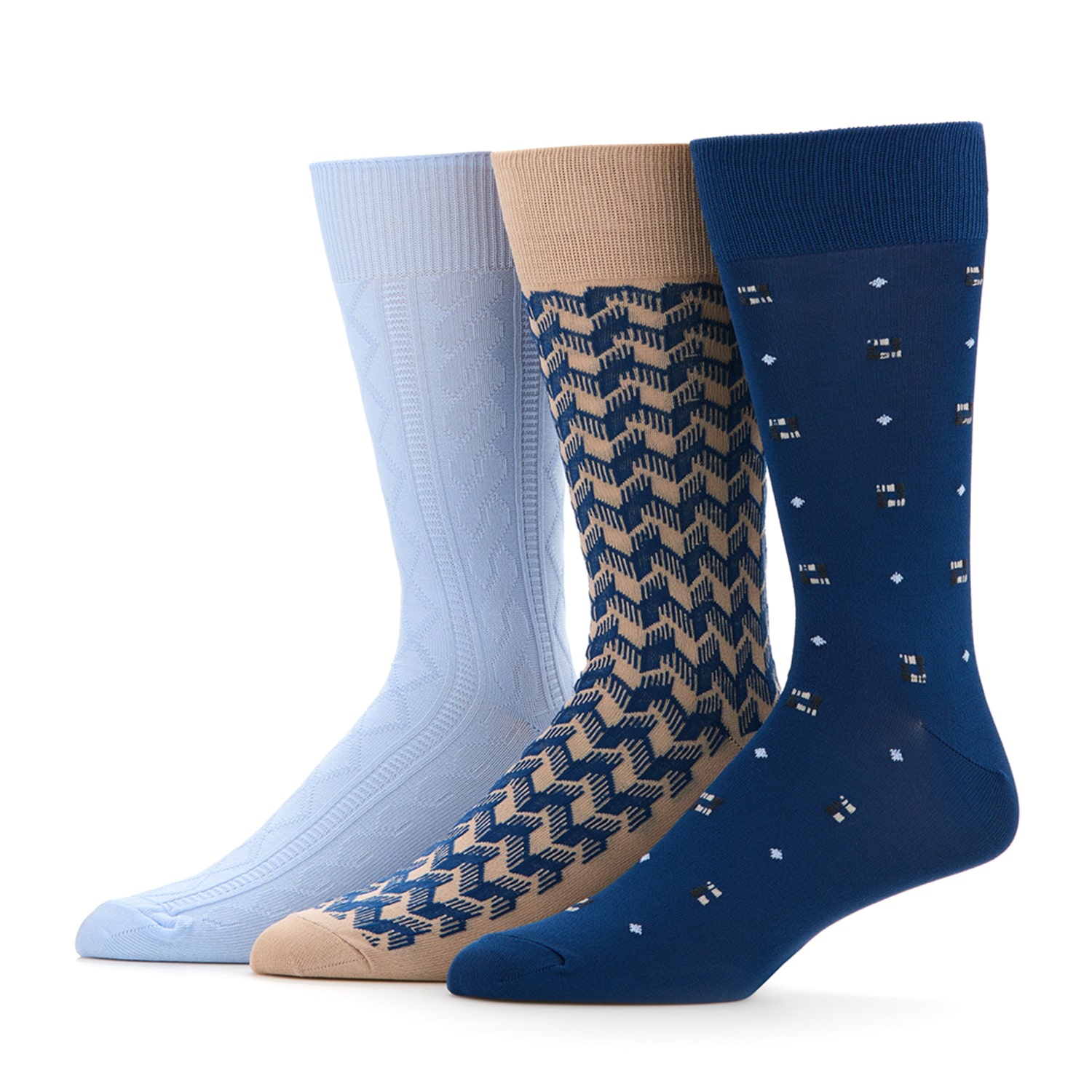 Stafford Mens 3 Pair Crew Socks