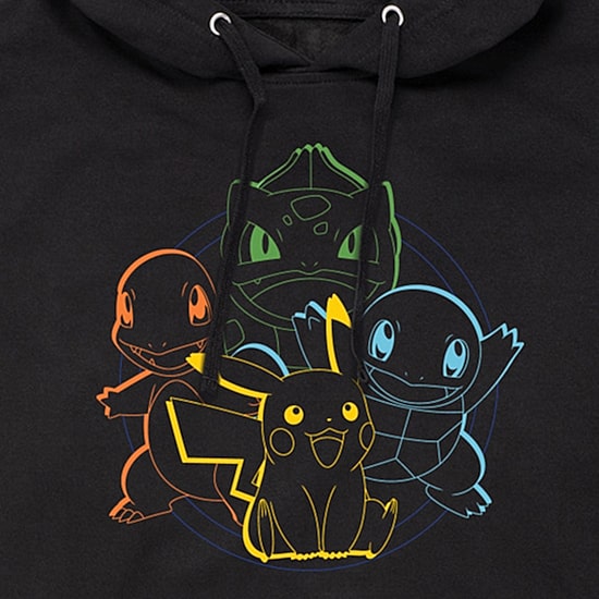 Mens Long Sleeve Pokemon Hoodie
