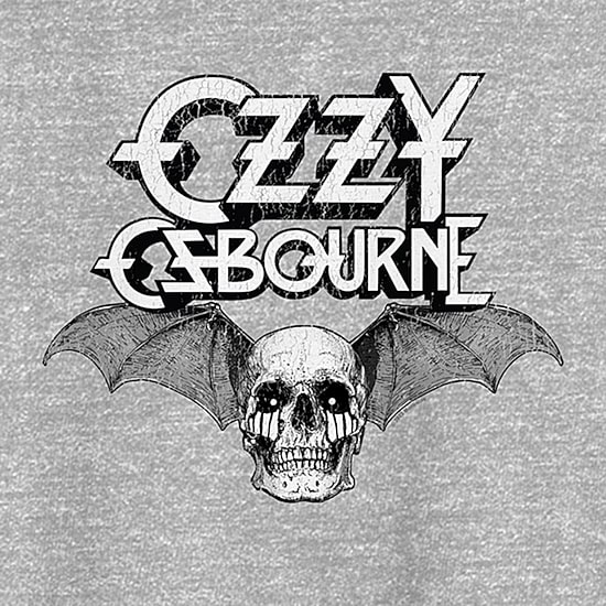 Ozzy Ozbourne Mens Crew Neck Short Sleeve Classic Fit Big and Tall Graphic T-Shirt