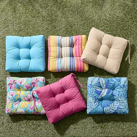 Outdoor Oasis Light Beige Patio Seat Cushion